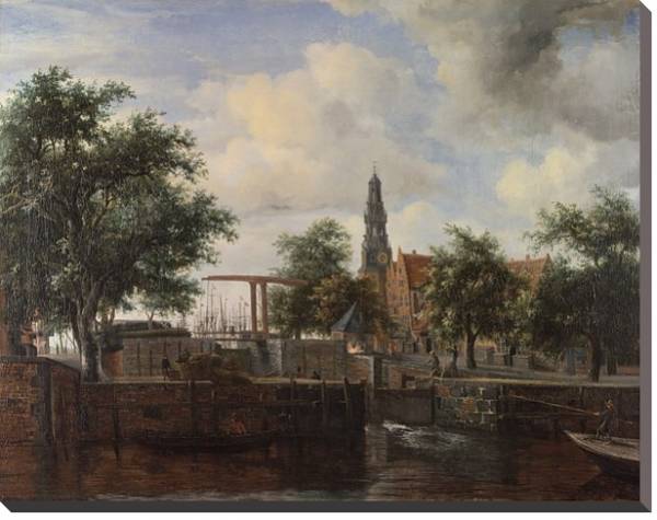 Постер Хаарлемский замок, Амстердам с типом исполнения На холсте без рамы