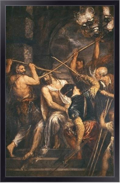 Постер Christ Crowned with Thorns с типом исполнения На холсте в раме в багетной раме 221-01