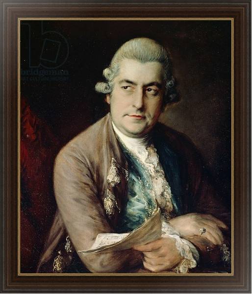 Постер Johann Christian Bach, 1776 с типом исполнения На холсте в раме в багетной раме 1.023.151