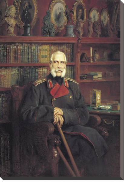 Постер Портрет графа Сергея Георгиевича Строганова. 1882 с типом исполнения На холсте без рамы