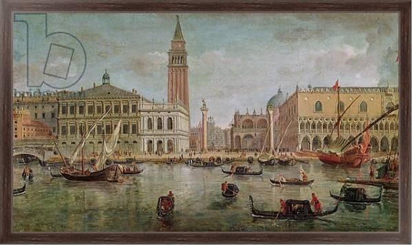 Постер View of Venice, 1719 с типом исполнения На холсте в раме в багетной раме 221-02