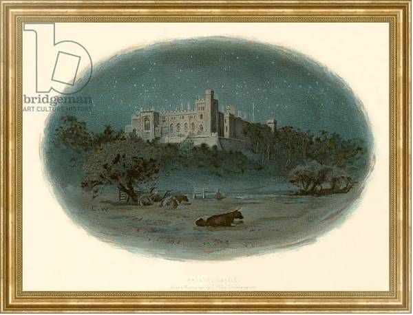 Постер Arundel castle с типом исполнения На холсте в раме в багетной раме NA033.1.051