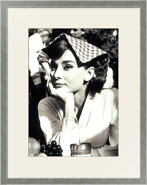 Постер Хепберн Одри 46 с типом исполнения Под стеклом в багетной раме 1727.2510