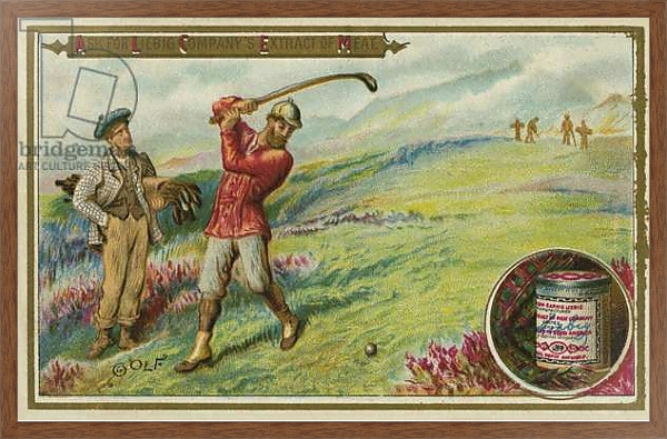 Постер Golf с типом исполнения На холсте в раме в багетной раме 1727.4310