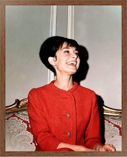 Постер Hepburn, Audrey 64 с типом исполнения На холсте в раме в багетной раме 1727.4310