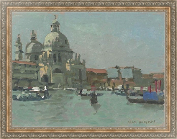 Постер Венеция 14 с типом исполнения На холсте в раме в багетной раме 484.M48.310