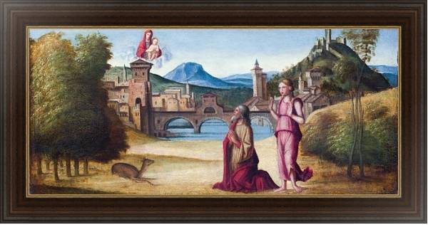 Постер Август и Сибил с типом исполнения На холсте в раме в багетной раме 1.023.151