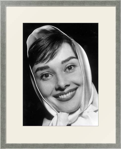 Постер Хепберн Одри 50 с типом исполнения Под стеклом в багетной раме 1727.2510