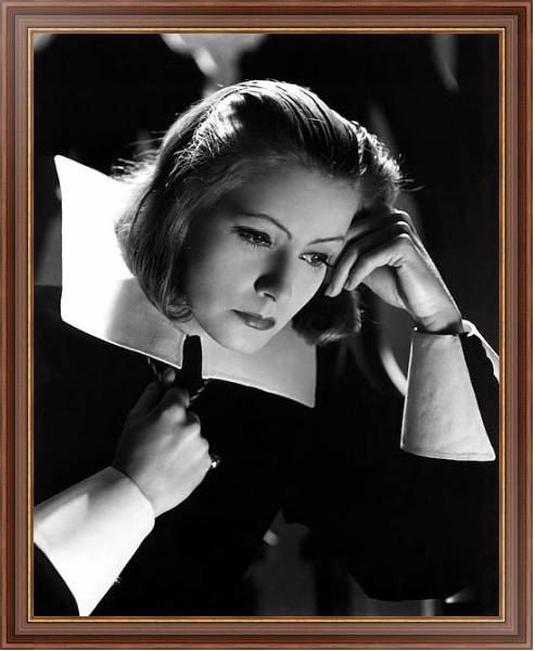 Постер Garbo, Greta (Queen Christina) 3 с типом исполнения На холсте в раме в багетной раме 35-M719P-83