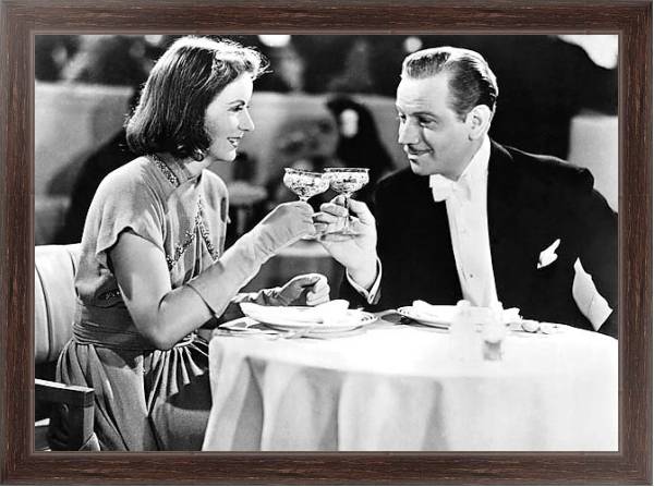 Постер Garbo, Greta (Ninotchka) с типом исполнения На холсте в раме в багетной раме 221-02