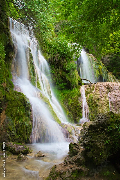 Постер Болгария. Крушунски водопад 2 с типом исполнения На холсте без рамы