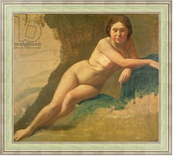 Постер Nude Study, c.1858-60 с типом исполнения На холсте в раме в багетной раме NA053.0.113