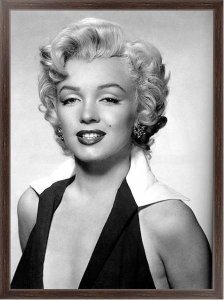 Постер Monroe, Marilyn 8 с типом исполнения На холсте в раме в багетной раме 221-02