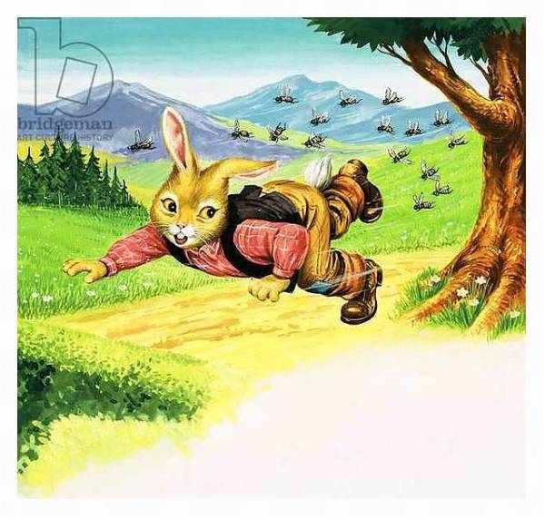 Постер Bear Rabbit 5 с типом исполнения На холсте в раме в багетной раме 221-03