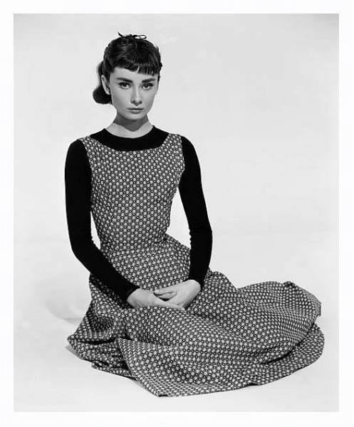 Постер Hepburn, Audrey (Sabrina) 3 с типом исполнения На холсте в раме в багетной раме 221-03