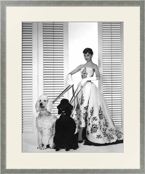Постер Хепберн Одри 84 с типом исполнения Под стеклом в багетной раме 1727.2510