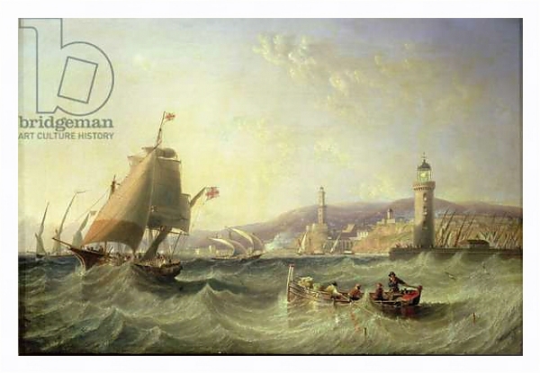 Постер Genoa, 1862 с типом исполнения На холсте в раме в багетной раме 221-03