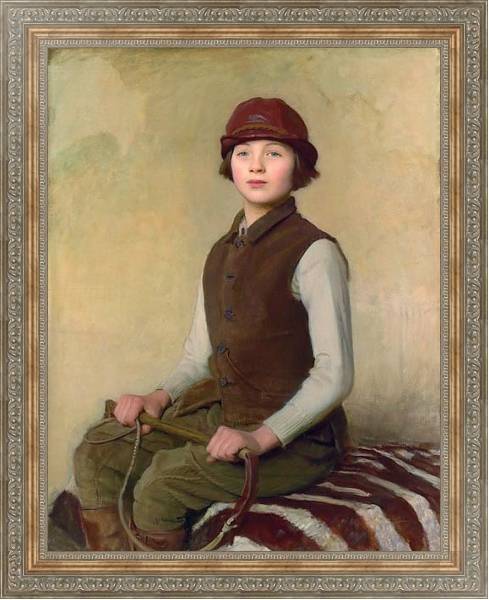 Постер Дочь наездника с типом исполнения На холсте в раме в багетной раме 484.M48.310