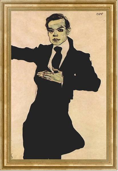 Постер Портрет Макса Оппенгеймера с типом исполнения На холсте в раме в багетной раме NA033.1.051