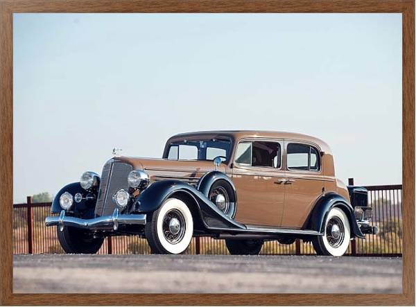 Постер Buick 91 Club Sedan '1934 с типом исполнения На холсте в раме в багетной раме 1727.4310
