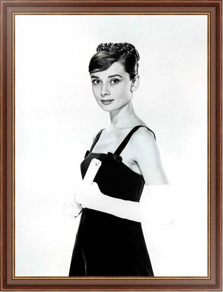 Постер Hepburn, Audrey 45 с типом исполнения На холсте в раме в багетной раме 35-M719P-83