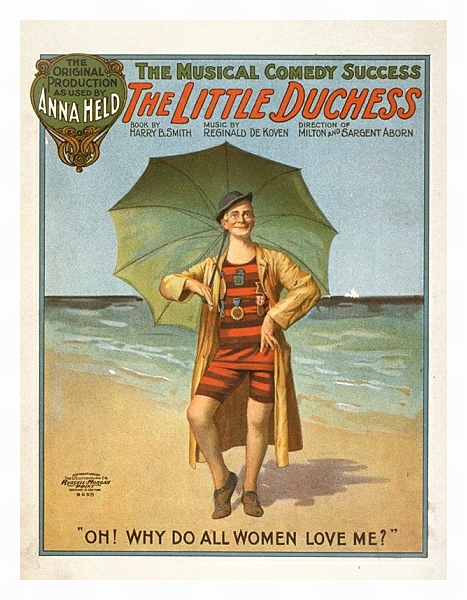 Постер The little duchess the musical comedy success. с типом исполнения На холсте в раме в багетной раме 221-03