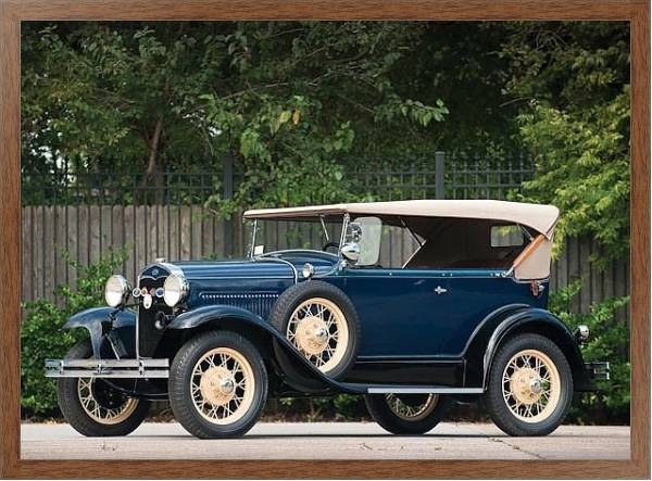 Постер Ford Model A Deluxe Phaeton '1931 с типом исполнения На холсте в раме в багетной раме 1727.4310