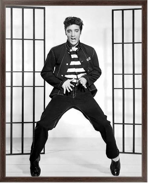 Постер Presley, Elvis (Jailhouse Rock) 2 с типом исполнения На холсте в раме в багетной раме 221-02