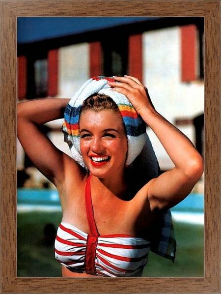 Постер Monroe, Marilyn 57 с типом исполнения На холсте в раме в багетной раме 1727.4310