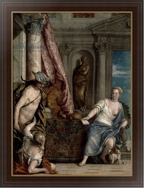 Постер Hermes, Herse and Aglauros, c.1576-84 с типом исполнения На холсте в раме в багетной раме 1.023.151