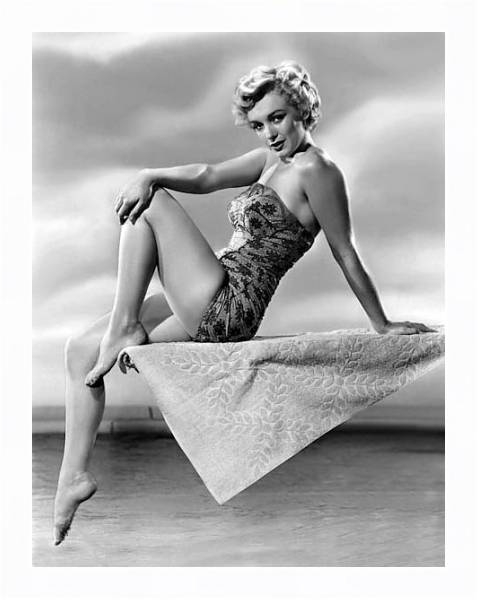 Постер Monroe, Marilyn 84 с типом исполнения На холсте в раме в багетной раме 221-03