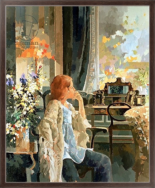 Постер Veil of Elegance с типом исполнения На холсте в раме в багетной раме 221-02
