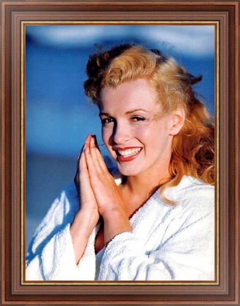 Постер Monroe, Marilyn 39 с типом исполнения На холсте в раме в багетной раме 35-M719P-83