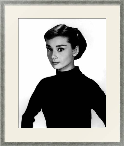 Постер Hepburn, Audrey 14 с типом исполнения Под стеклом в багетной раме 1727.2510