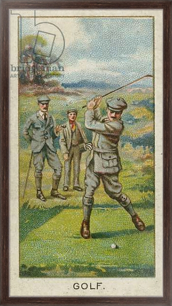 Постер Golf 2 с типом исполнения На холсте в раме в багетной раме 221-02