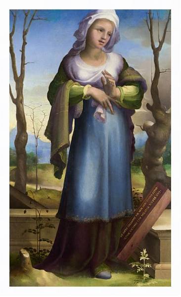 Постер Марсия с типом исполнения На холсте в раме в багетной раме 221-03