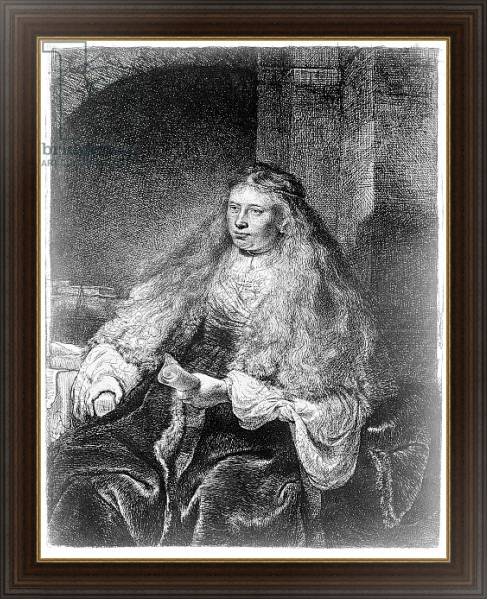 Постер The Great Jewish Bride, 1635 с типом исполнения На холсте в раме в багетной раме 1.023.151