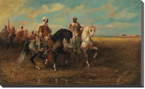 Постер Арабский конюх с типом исполнения На холсте без рамы