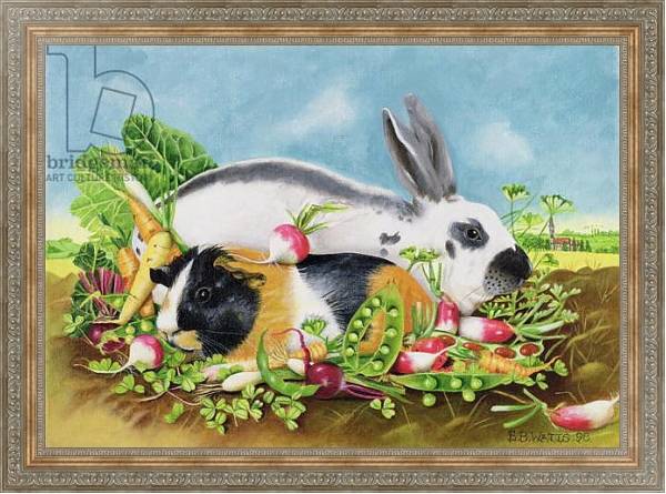 Постер Rabbit and Guinea Pig, 1998 с типом исполнения На холсте в раме в багетной раме 484.M48.310