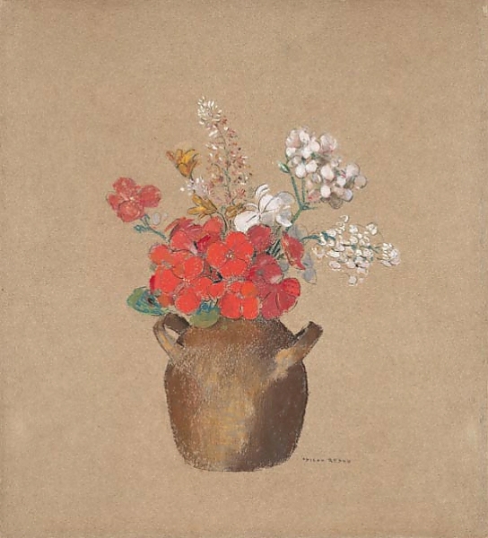 Постер Vase of Flowers 8 с типом исполнения На холсте в раме в багетной раме 35-M719P-83