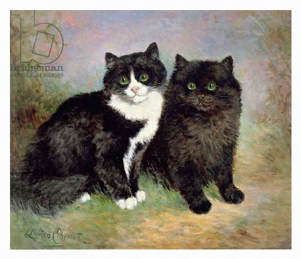 Постер A Pair of Pussy Cats с типом исполнения На холсте в раме в багетной раме 221-03