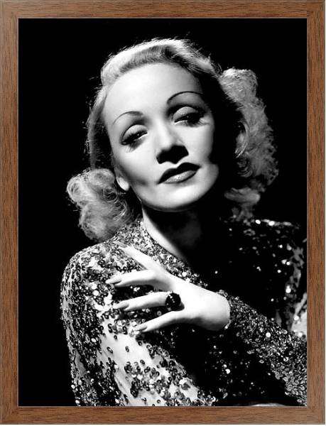 Постер Dietrich, Marlene 14 с типом исполнения На холсте в раме в багетной раме 1727.4310