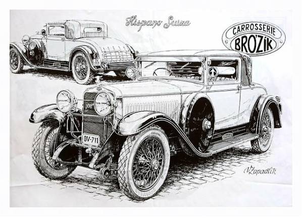 Постер Автомобили в искусстве 16 с типом исполнения На холсте в раме в багетной раме 221-03