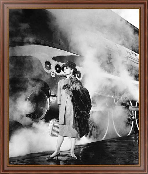 Постер Хепберн Одри 211 с типом исполнения На холсте в раме в багетной раме 35-M719P-83