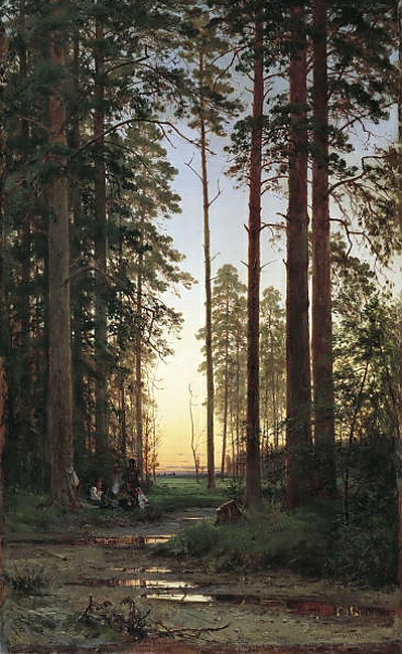 Постер Опушка леса. 1879 с типом исполнения На холсте без рамы