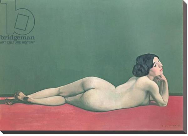 Постер Nude Stretched out on a Piece of Cloth, 1909 с типом исполнения На холсте без рамы