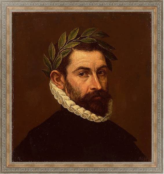 Постер Портрет поэта Алонсо Эрсильи-и-Суньиги с типом исполнения На холсте в раме в багетной раме 484.M48.310