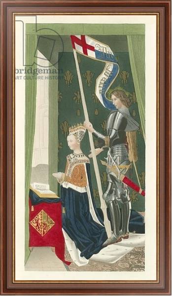 Постер Queen Margaret of Scotland, c 1483 с типом исполнения На холсте в раме в багетной раме 35-M719P-83