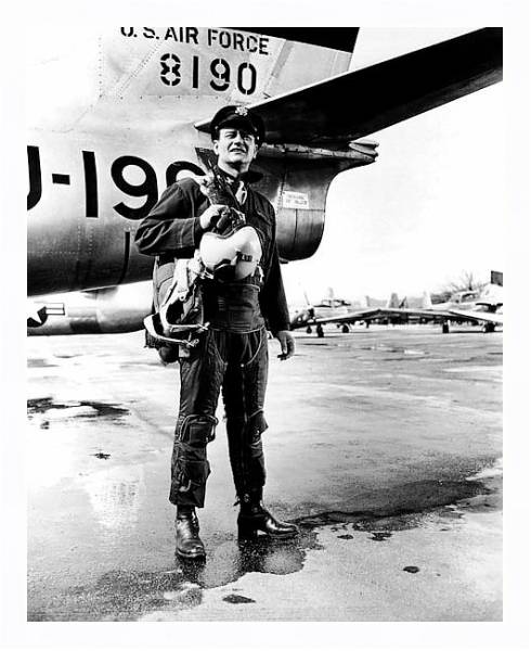 Постер Wayne, John (Jet Pilot) с типом исполнения На холсте в раме в багетной раме 221-03