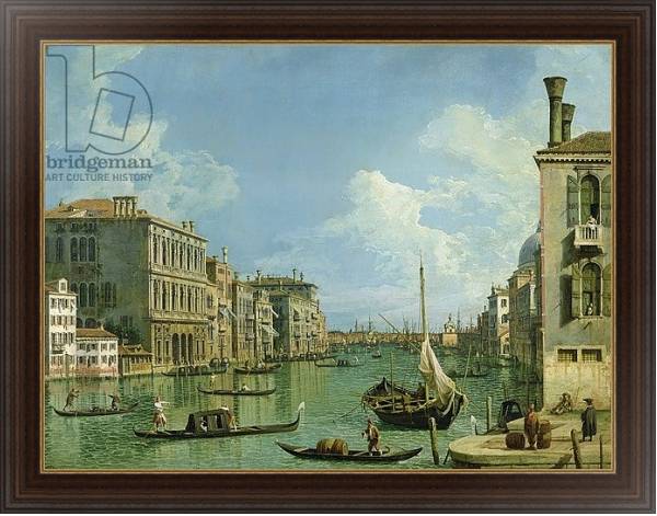 Постер View of the Grand Canal с типом исполнения На холсте в раме в багетной раме 1.023.151